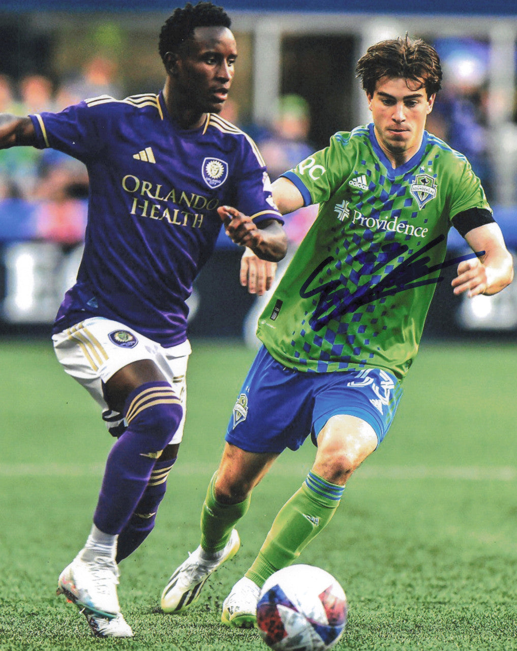 Lody Baker Autographed 8x10 Photo Seattle Sounders SKU #244102