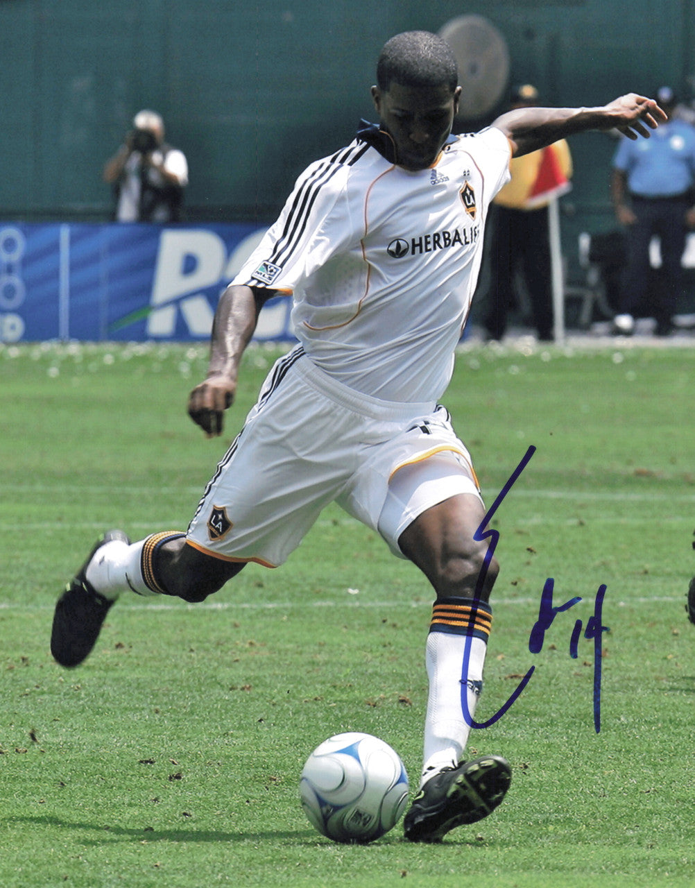 Edson Buddle Autographed 8x10 Photo LA L.A. Galaxy SKU #244117