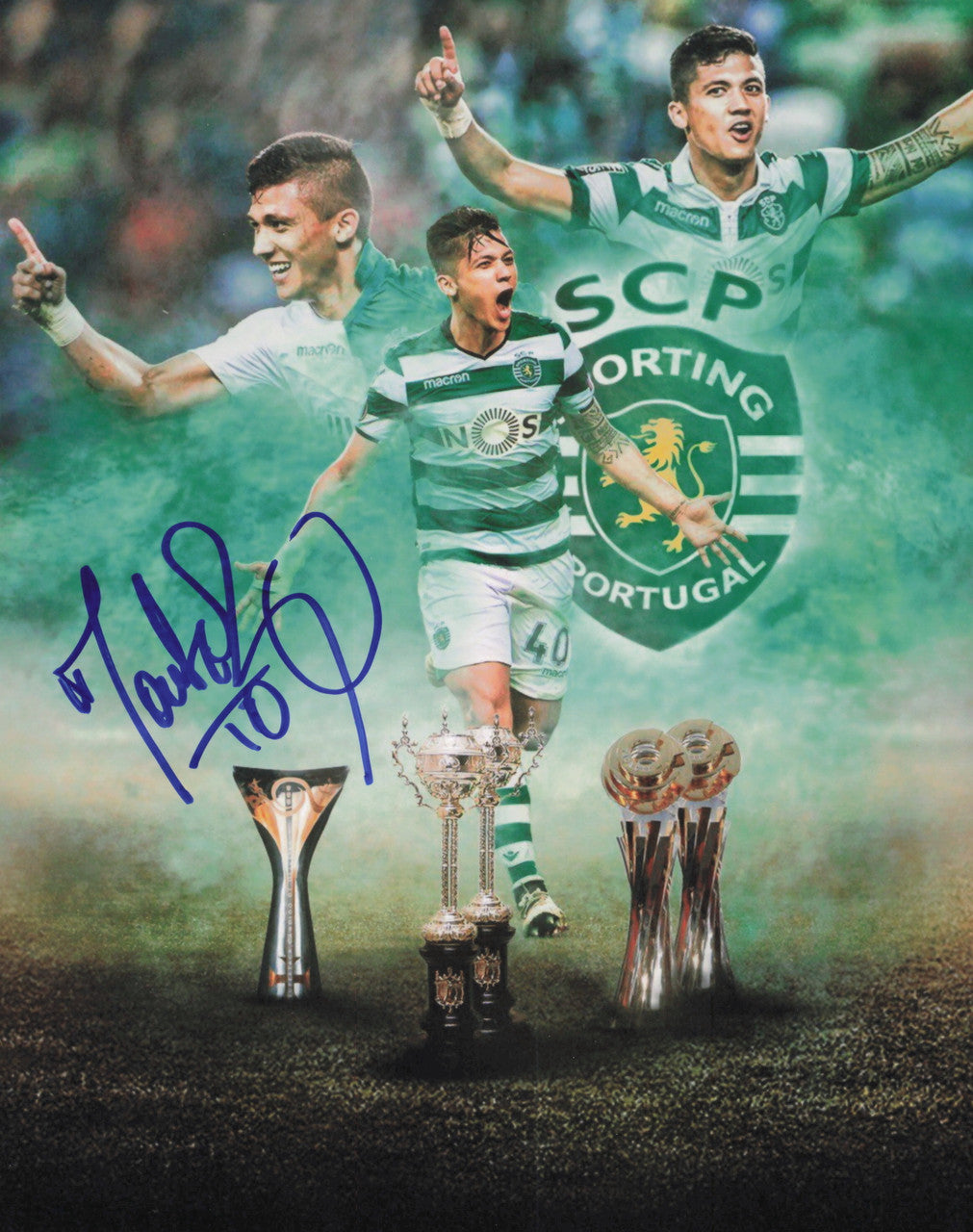 Fredy Montero Autographed 8x10 Photo Portugal National Football Team SKU #244133