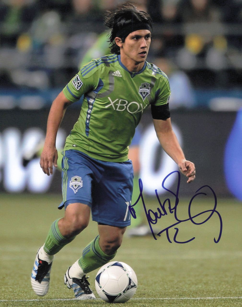 Fredy Montero Autographed 8x10 Photo Seattle Sounders SKU #244135