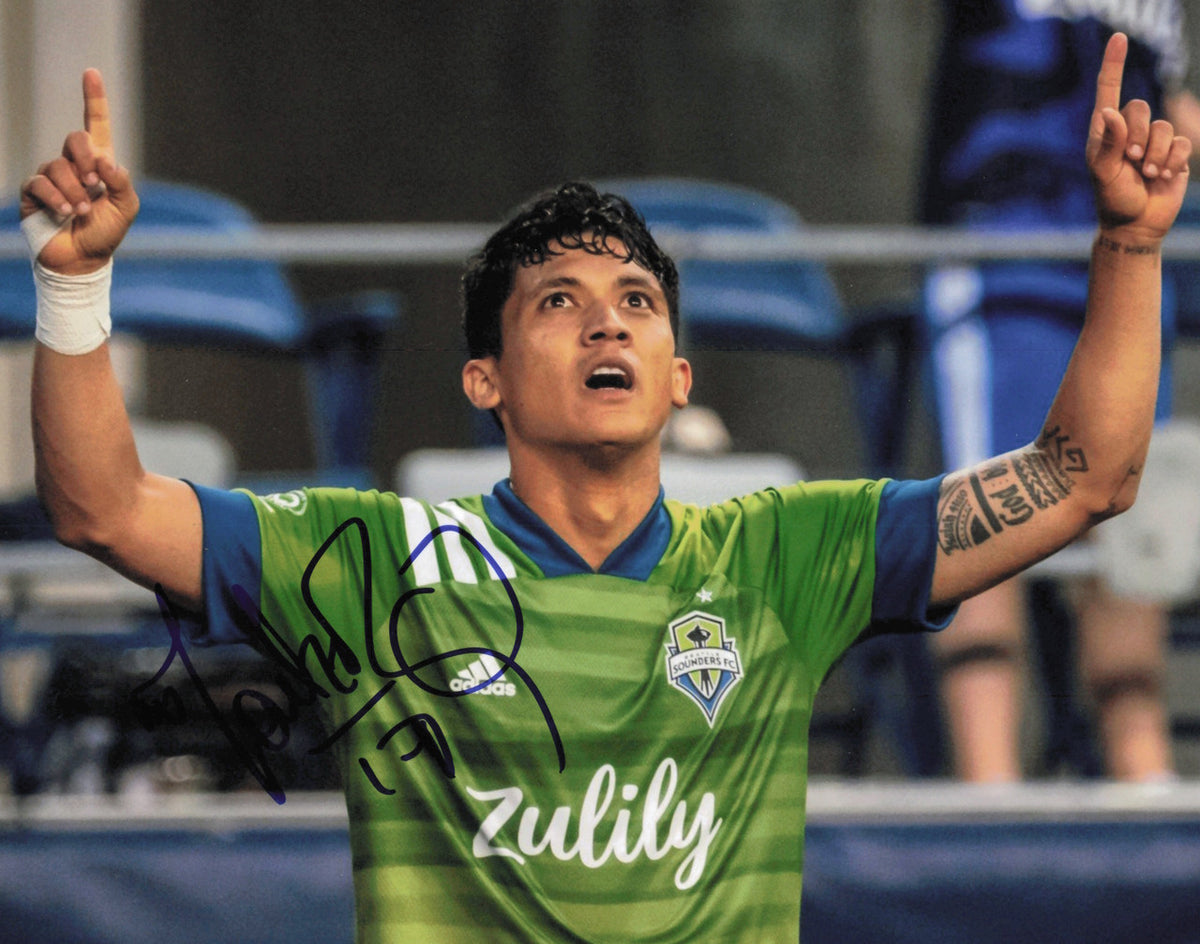 Fredy Montero Autographed 8x10 Photo Seattle Sounders SKU #244141