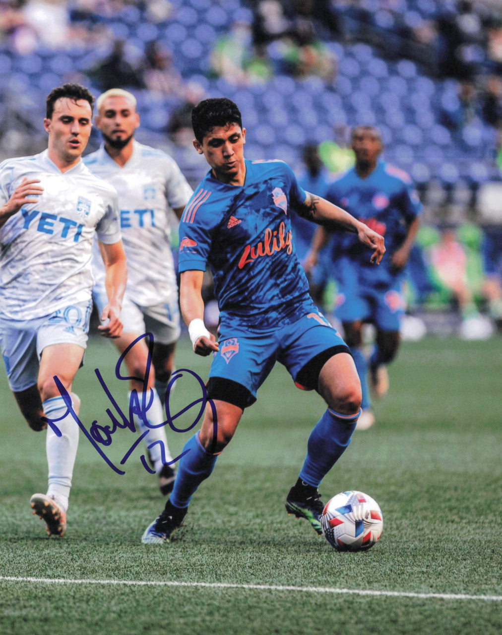 Fredy Montero Autographed 8x10 Photo Seattle Sounders SKU #244143