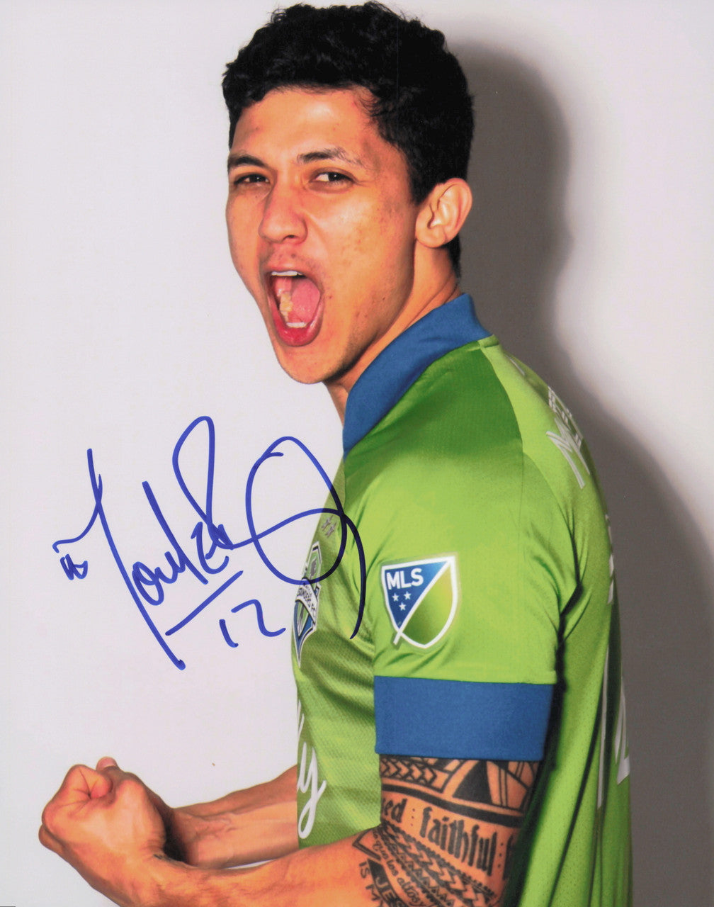 Fredy Montero Autographed 8x10 Photo Seattle Sounders SKU #244146