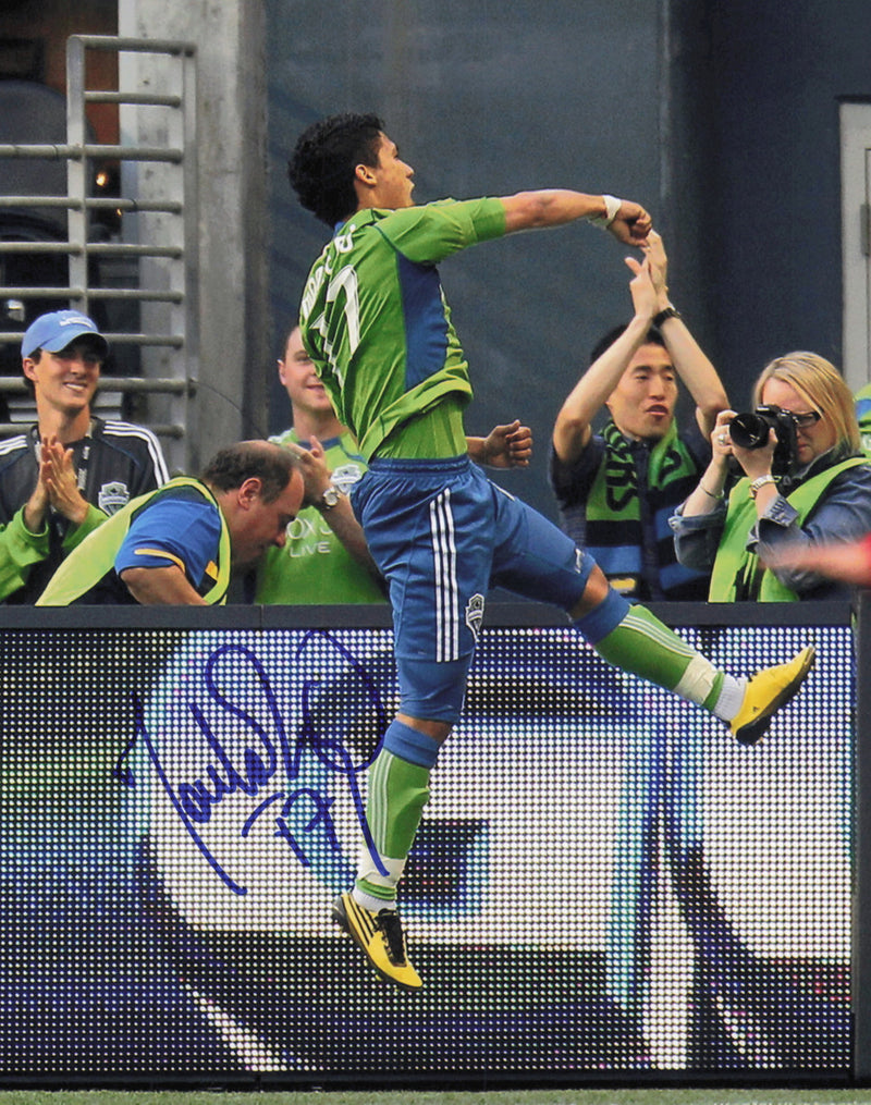 Fredy Montero Autographed 8x10 Photo Seattle Sounders SKU #244147