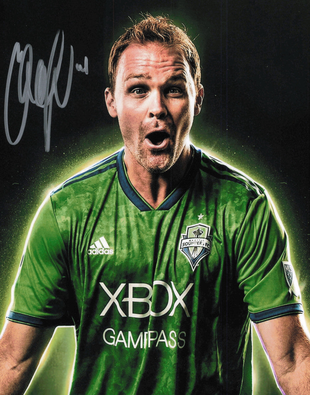 Chad Marshall Autographed 8x10 Photo Seattle Sounders SKU #244153