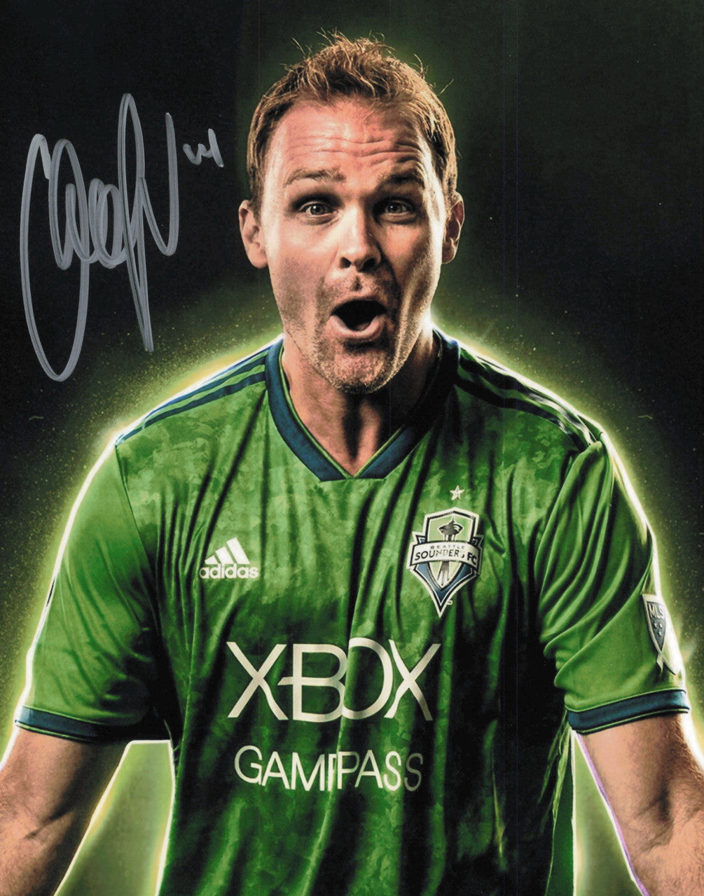 Chad Marshall Autographed 8x10 Photo Seattle Sounders SKU #244154