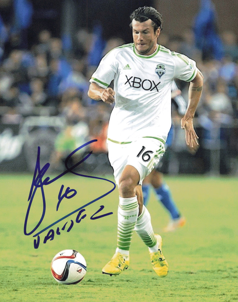 Nelson Valdez Autographed 8x10 Photo Seattle Sounders SKU #244176