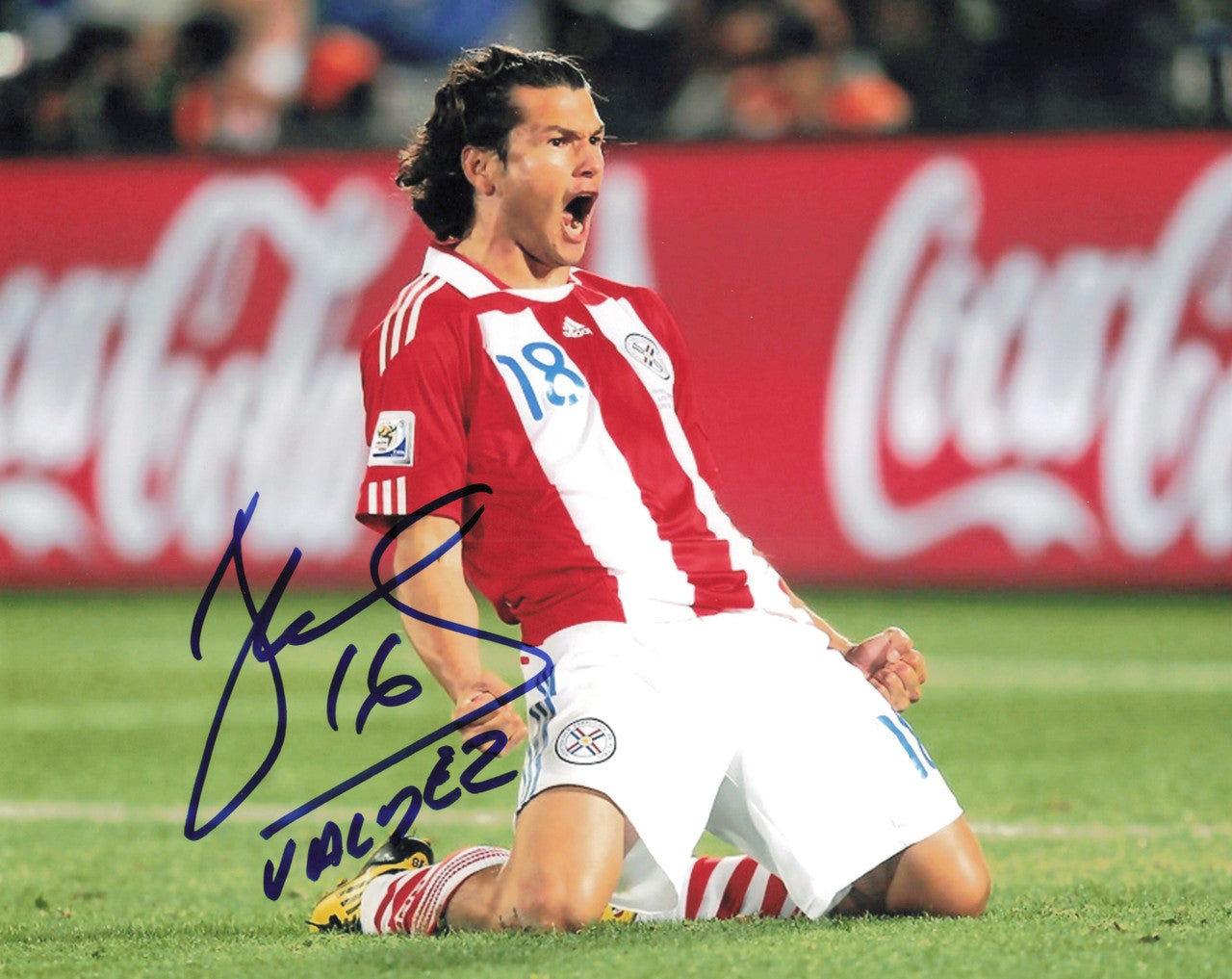 Nelson Valdez Autographed 8x10 Photo Seattle Sounders SKU #244178
