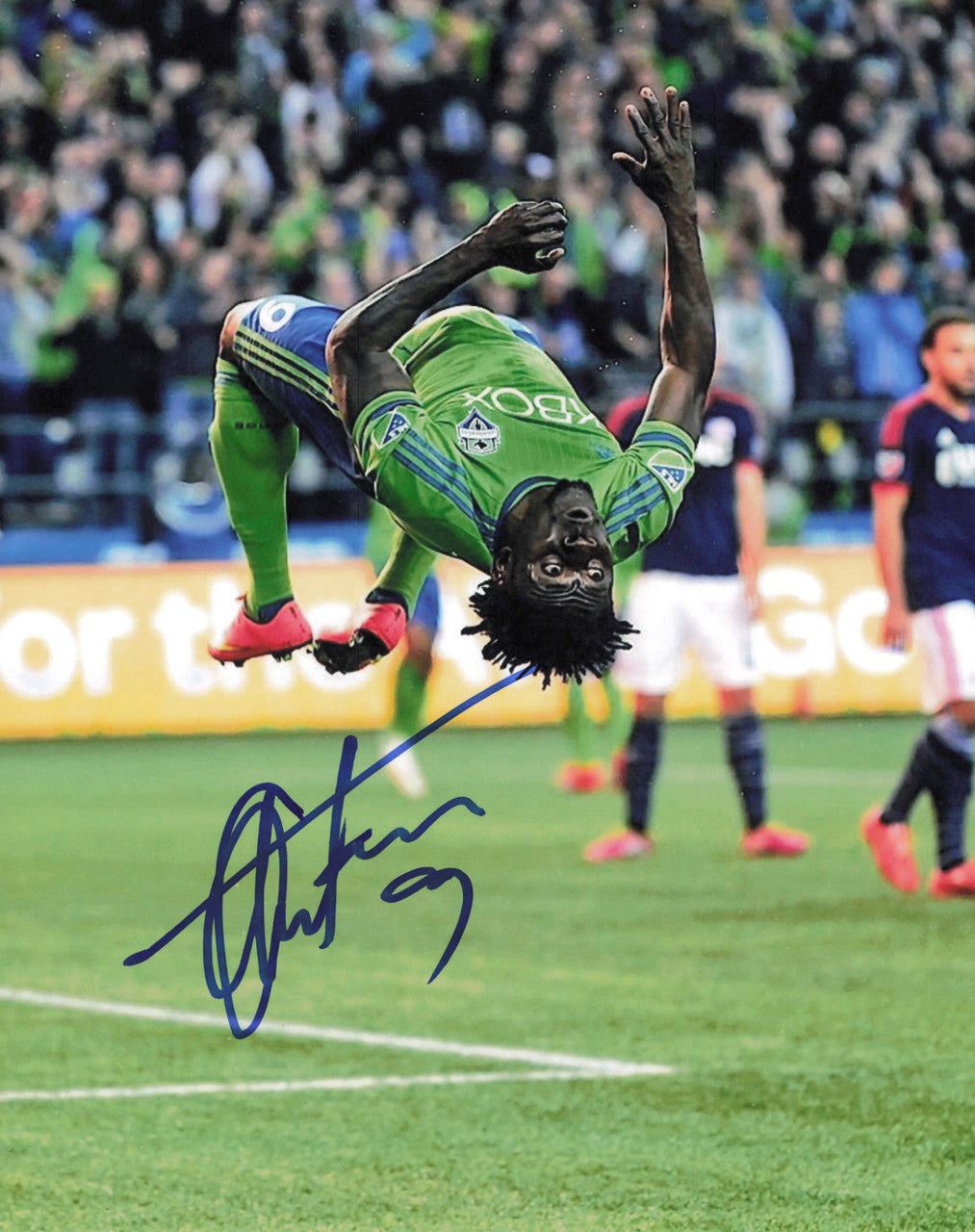 Obafemi Martins Autographed 8x10 Photo Seattle Sounders SKU #244216