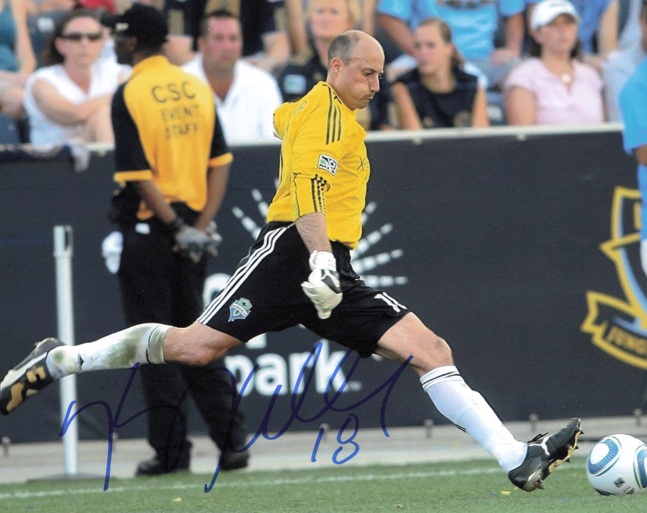Kasey Keller Autographed 8x10 Photo Seattle Sounders SKU #244236