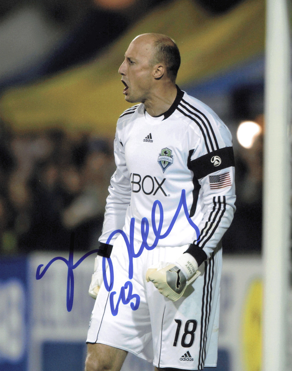 Kasey Keller Autographed 8x10 Photo Seattle Sounders SKU #244238