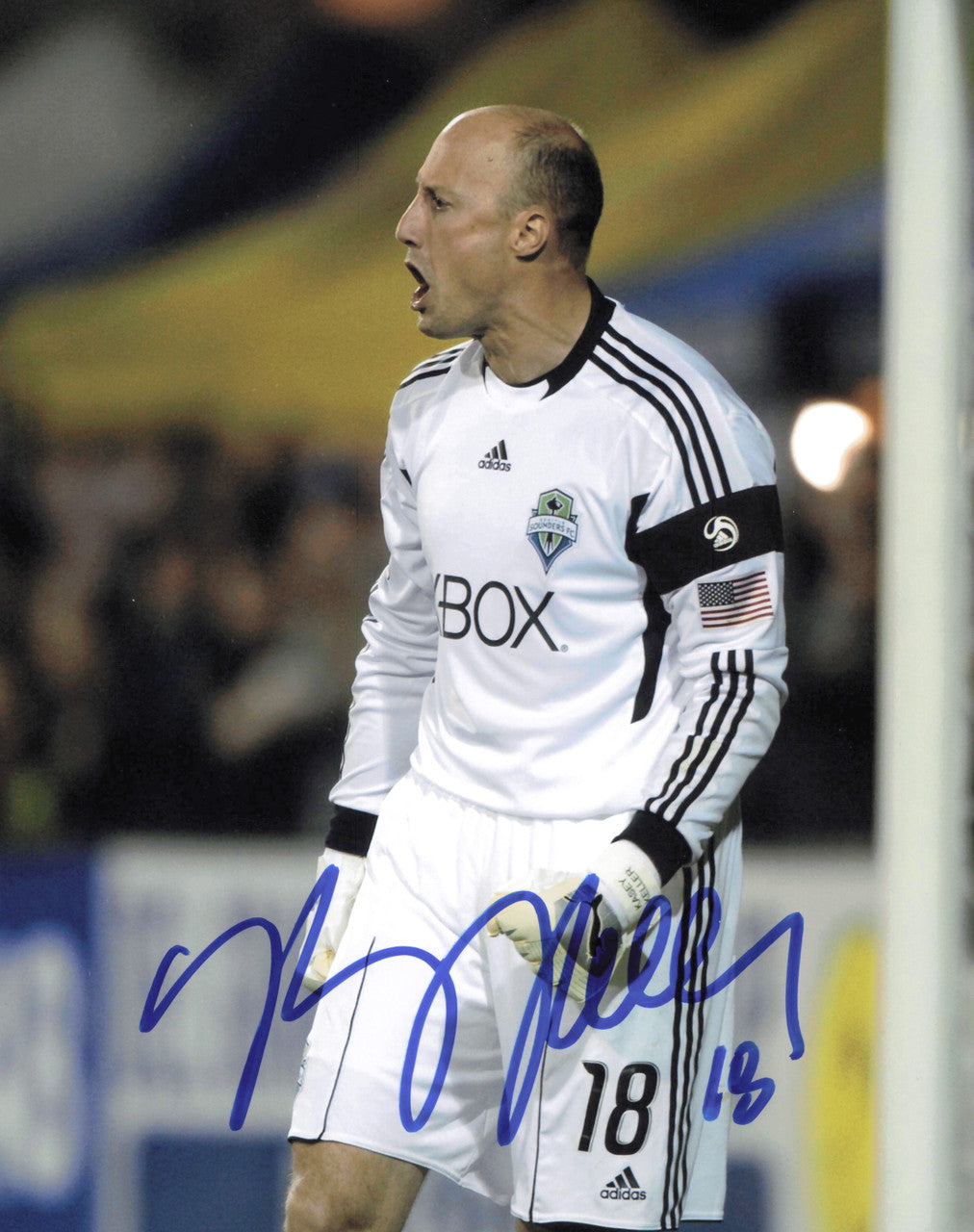 Kasey Keller Autographed 8x10 Photo Seattle Sounders SKU #244242
