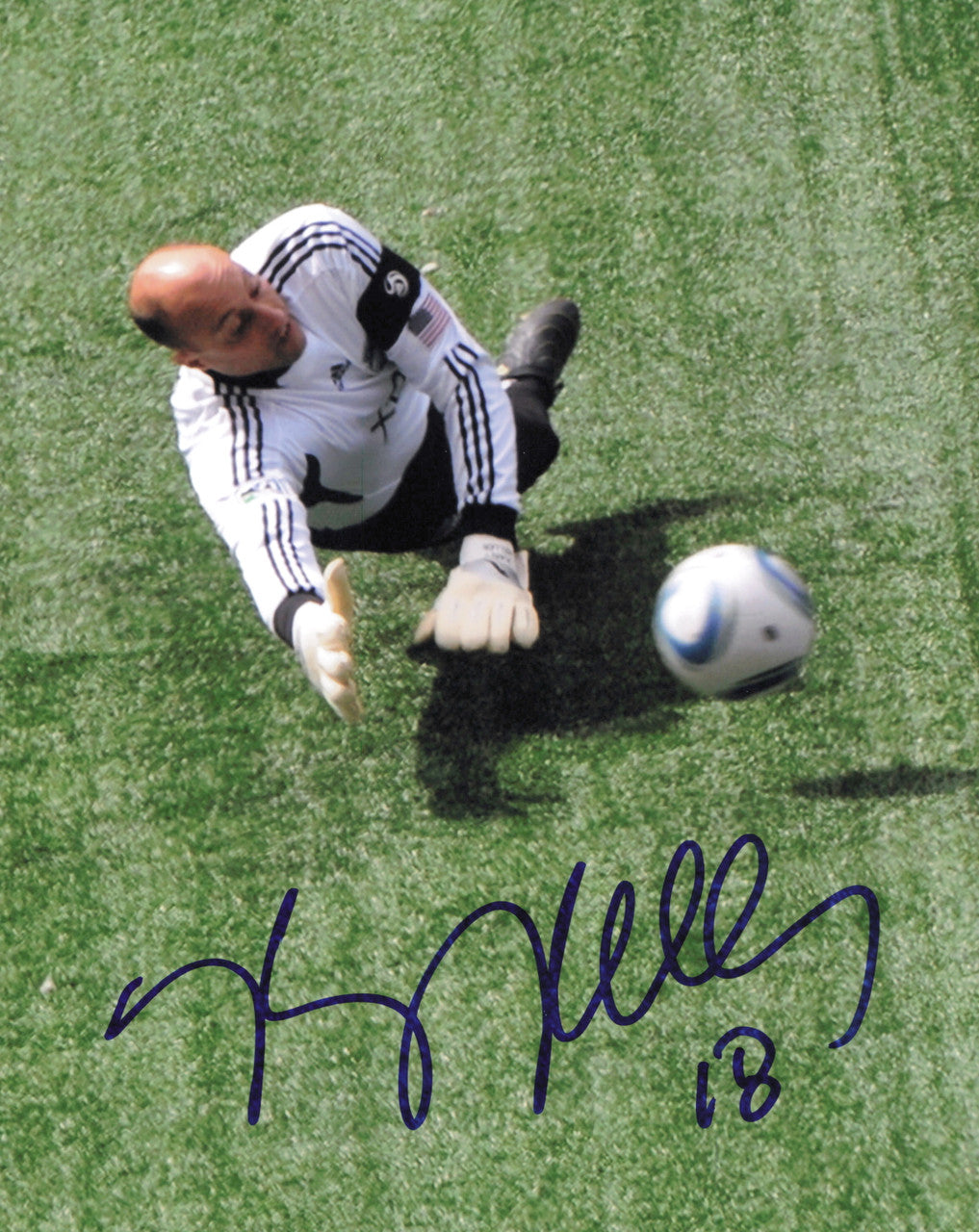 Kasey Keller Autographed 8x10 Photo Seattle Sounders SKU #244255