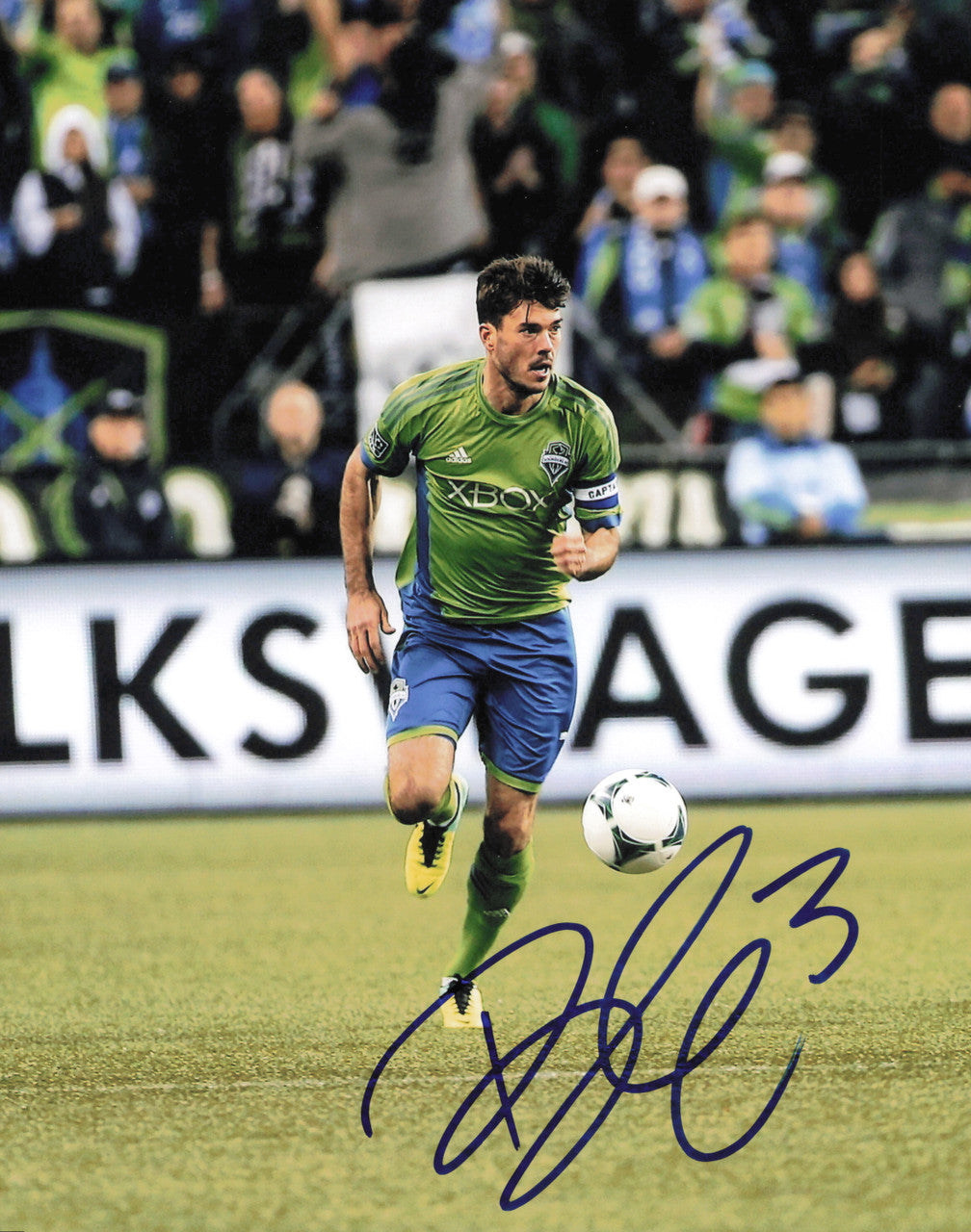 Brad Evans Autographed 8x10 Photo Seattle Sounders SKU #244274