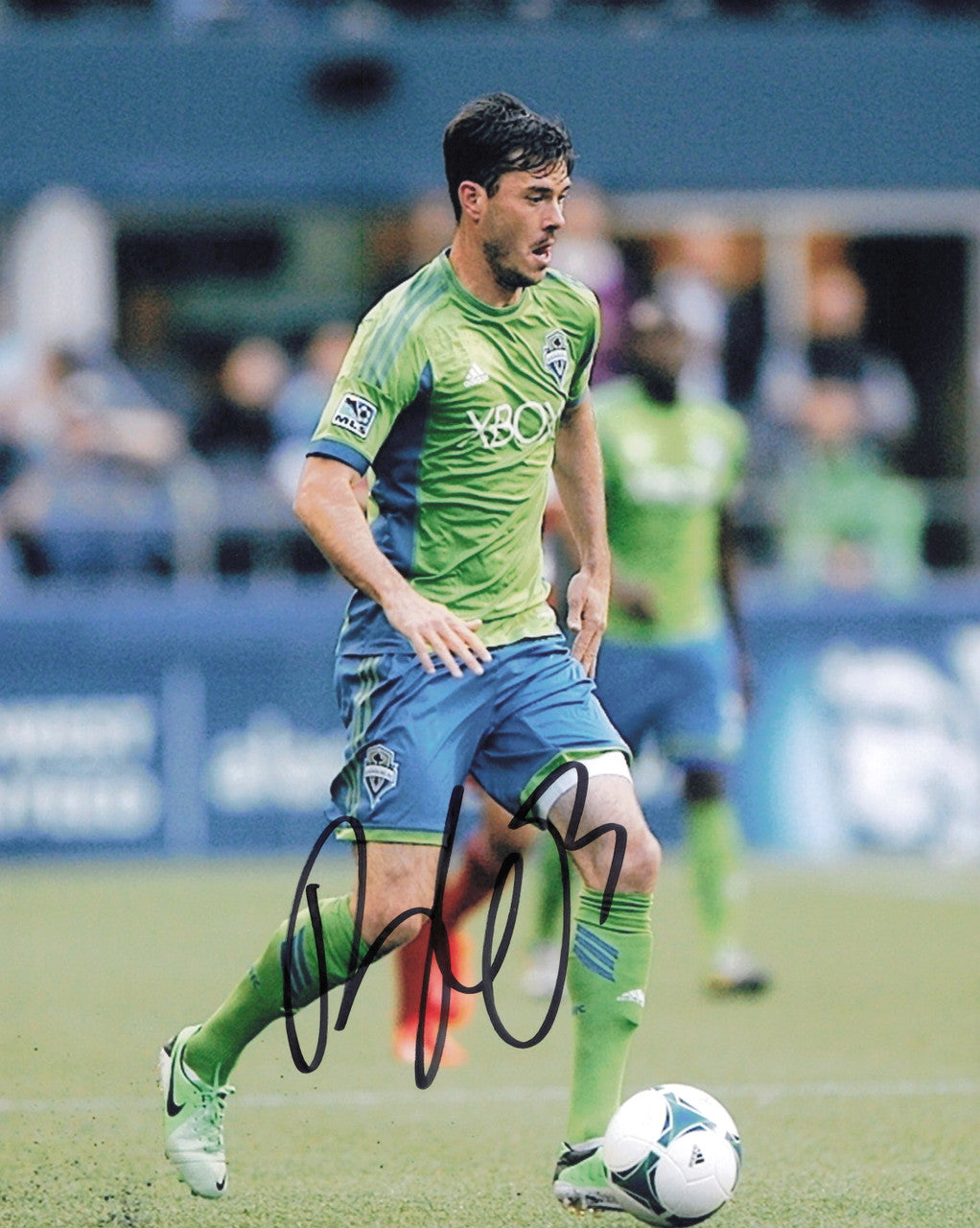 Brad Evans Autographed 8x10 Photo Seattle Sounders SKU #244276