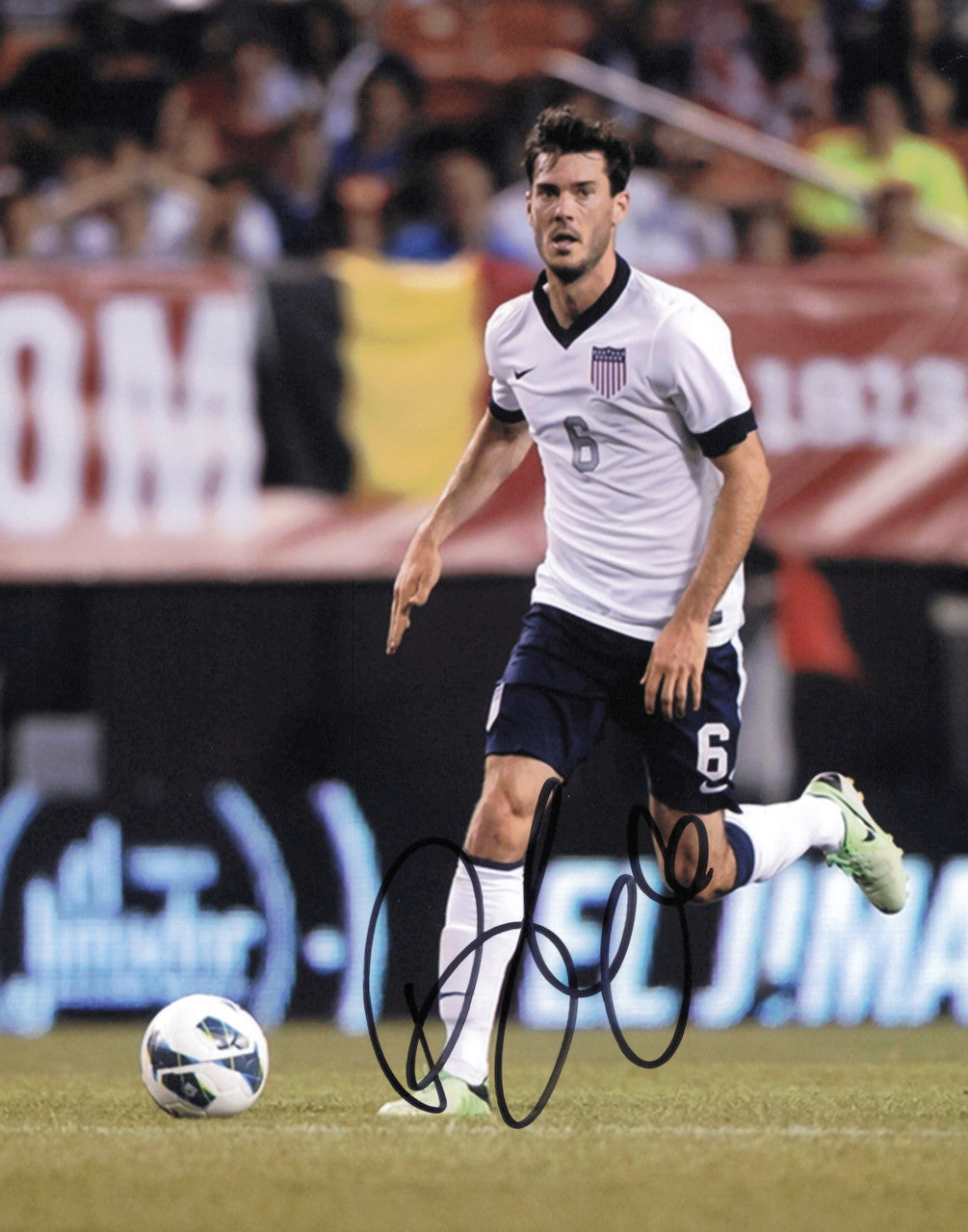Brad Evans Autographed 8x10 Photo Team USA Men's National Soccer Team SKU #244279