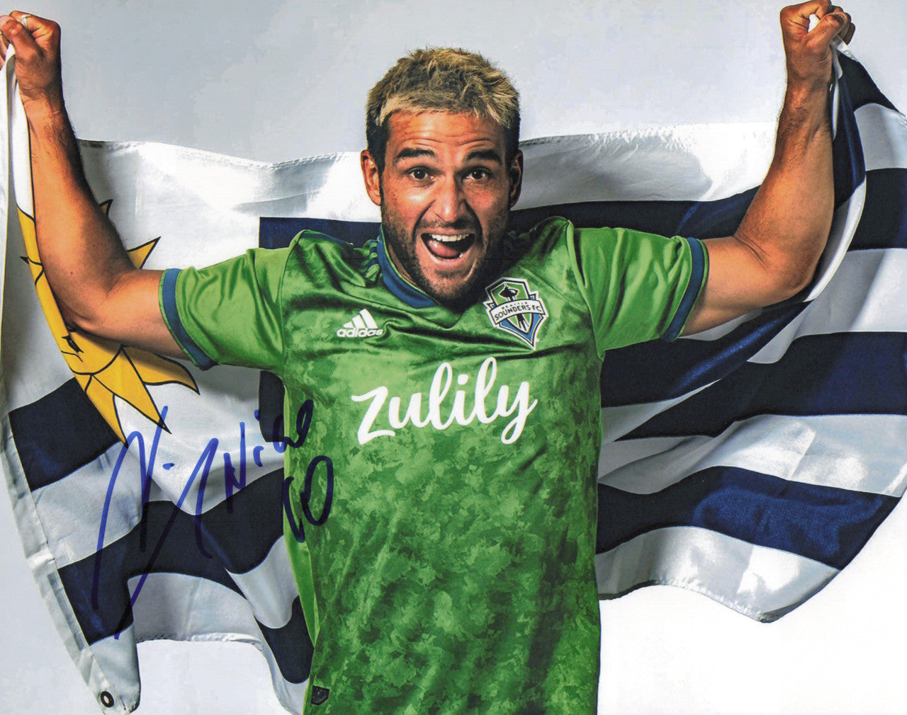 Nicolas Nico Lodeiro Autographed 8x10 Photo Seattle Sounders SKU #244302