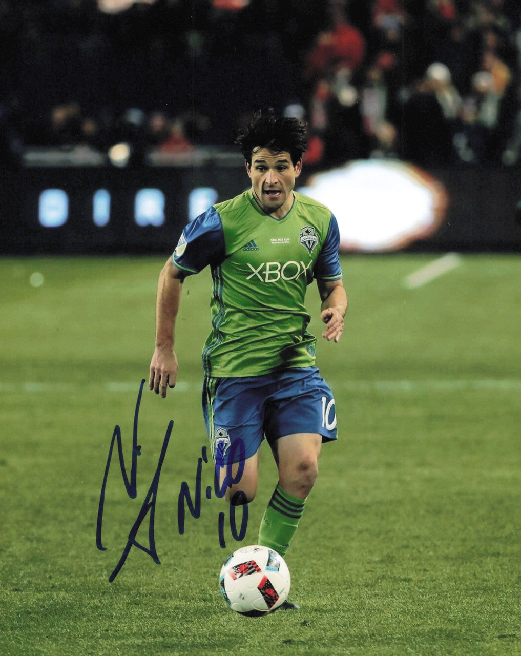 Nicolas Nico Lodeiro Autographed 8x10 Photo Seattle Sounders SKU #244315