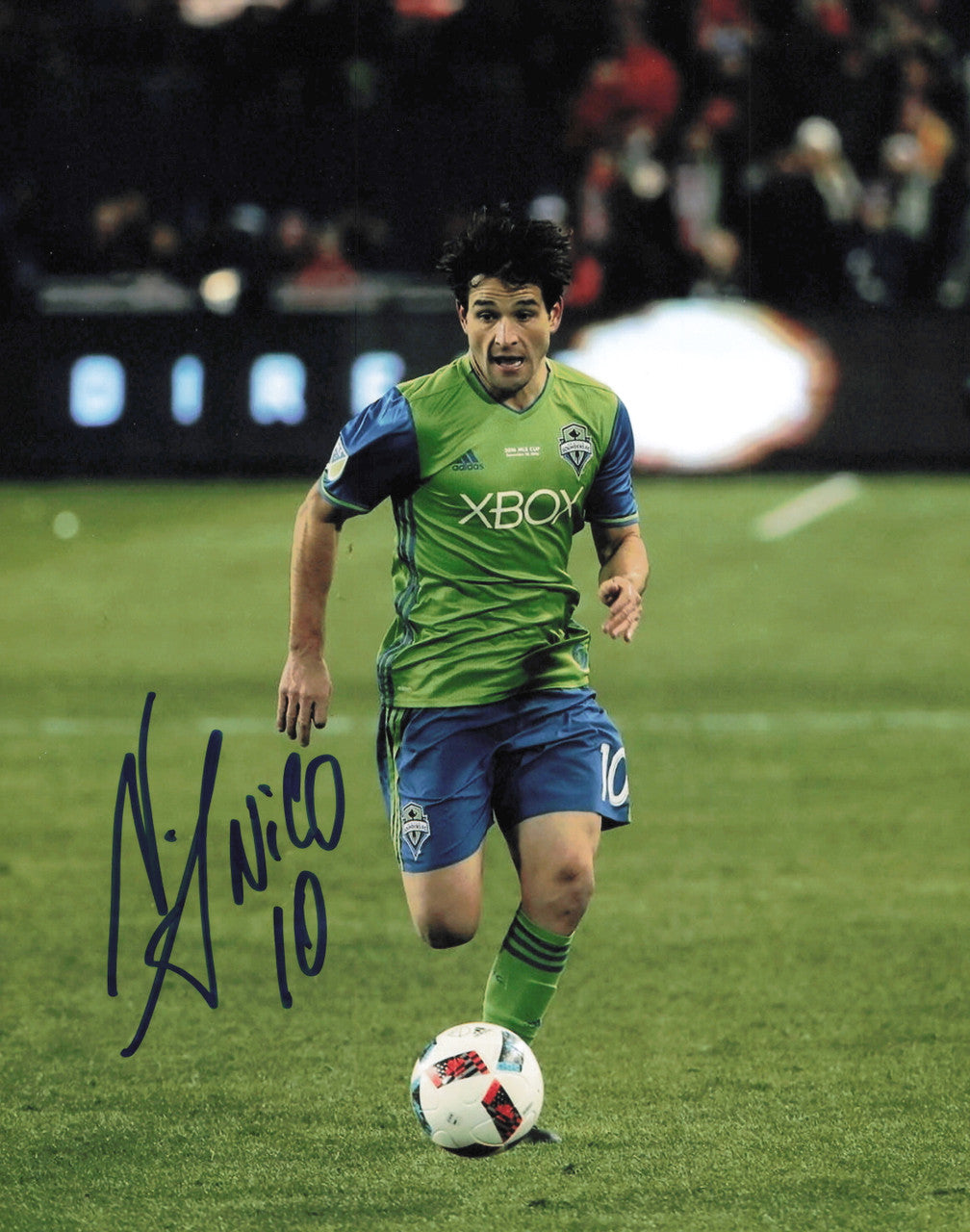 Nicolas Nico Lodeiro Autographed 8x10 Photo Seattle Sounders SKU #244316