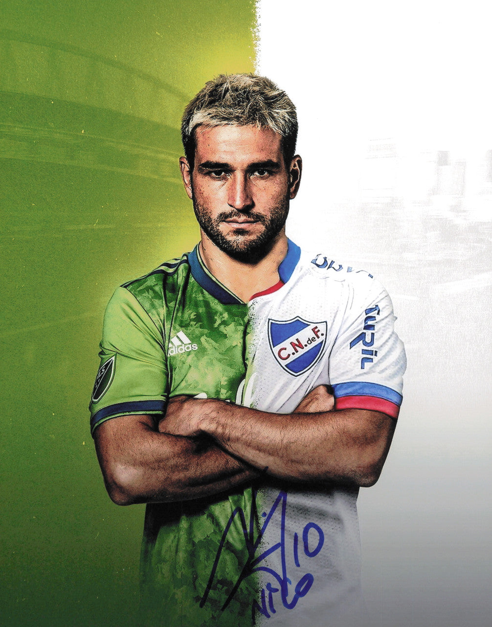 Nicolas Nico Lodeiro Autographed 8x10 Photo Seattle Sounders SKU #244330