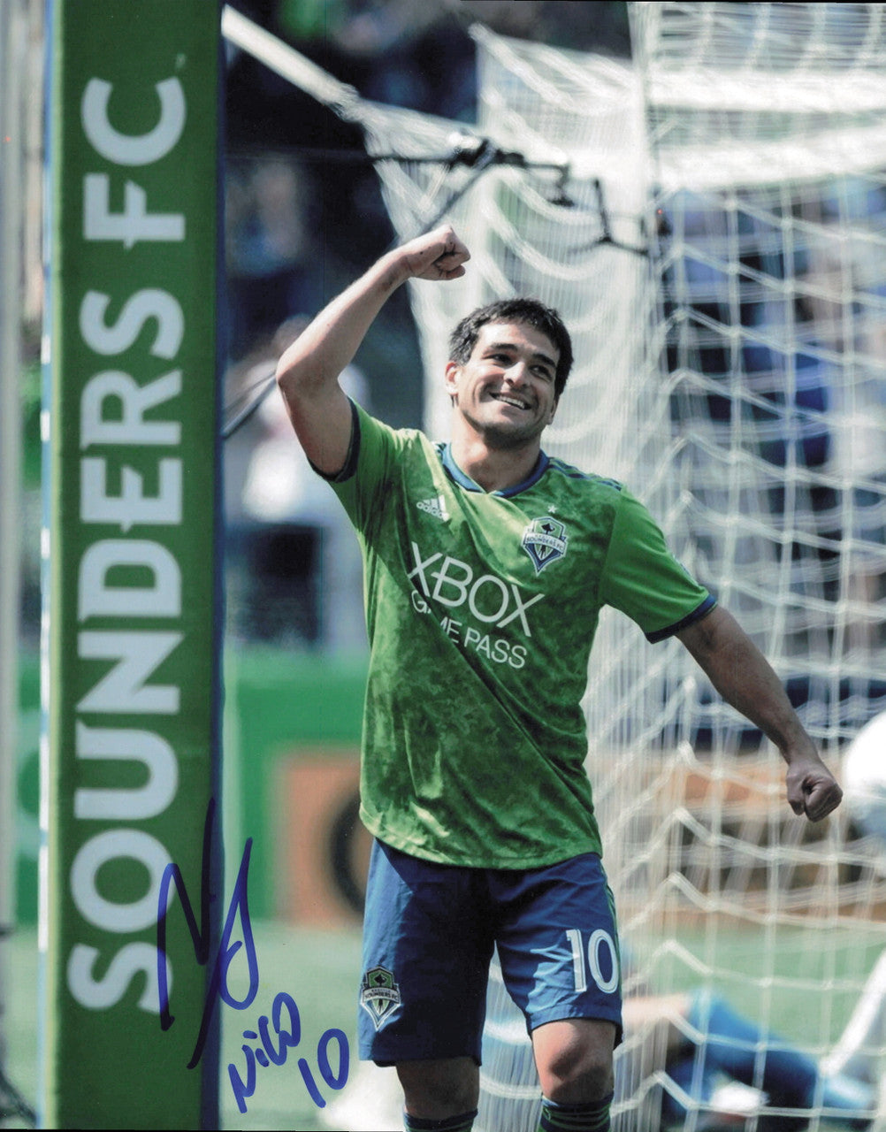 Nicolas Nico Lodeiro Autographed 8x10 Photo Seattle Sounders SKU #244341