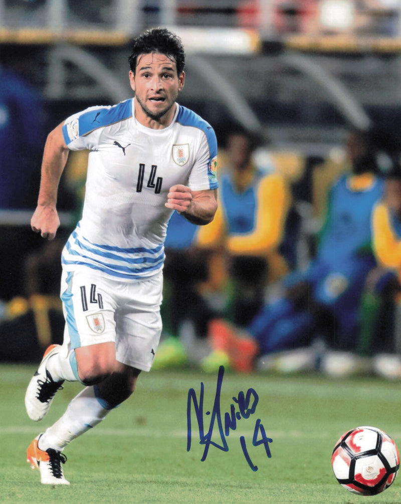 Nicolas Nico Lodeiro Autographed 8x10 Photo Uruguay National Football Team SKU #244349