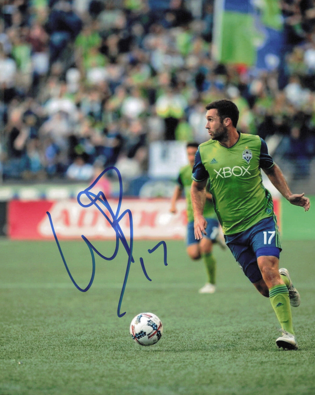 Will Bruin Autographed 8x10 Photo Seattle Sounders SKU #244359