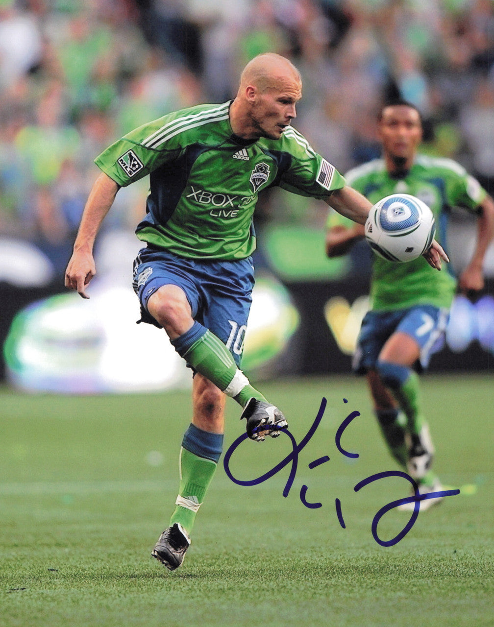 Freddie Ljungberg Autographed 8x10 Photo Seattle Sounders SKU #244385