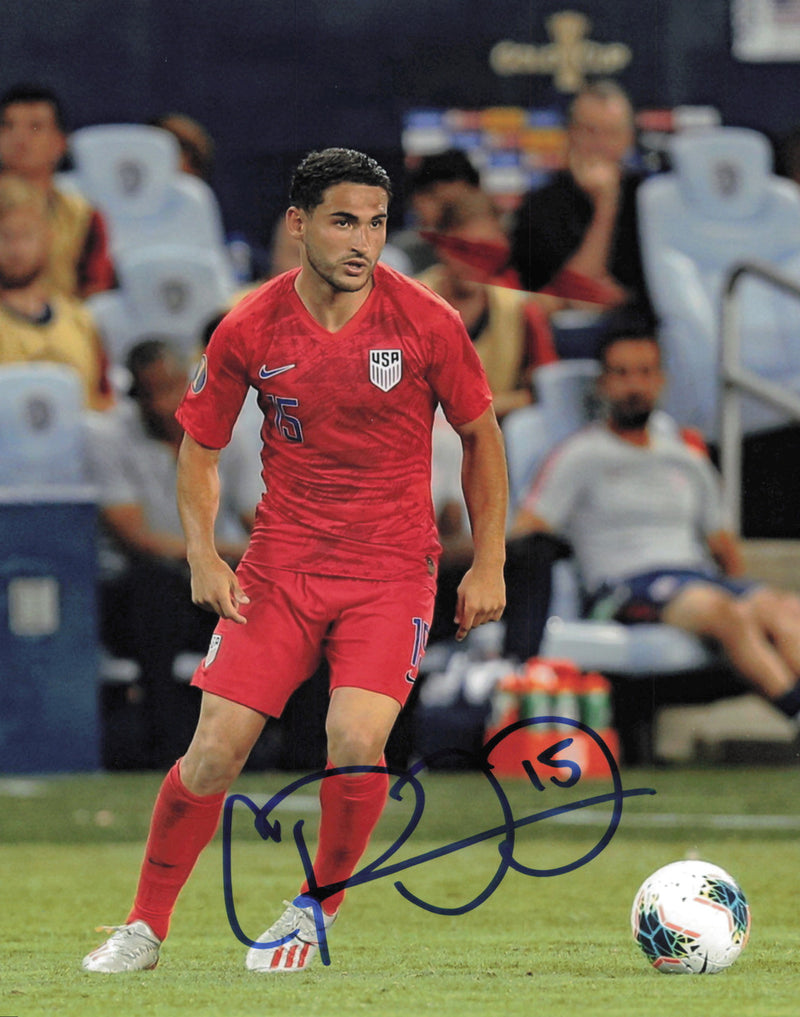 Cristian Roldan Autographed 8x10 Photo Team USA Men's National Soccer Team SKU #244411