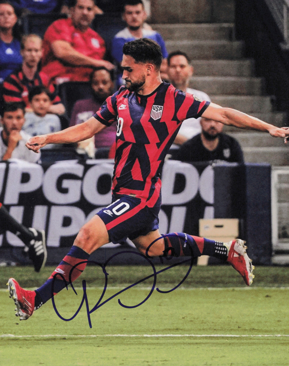 Cristian Roldan Autographed 8x10 Photo Team USA Men's National Soccer Team SKU #244413