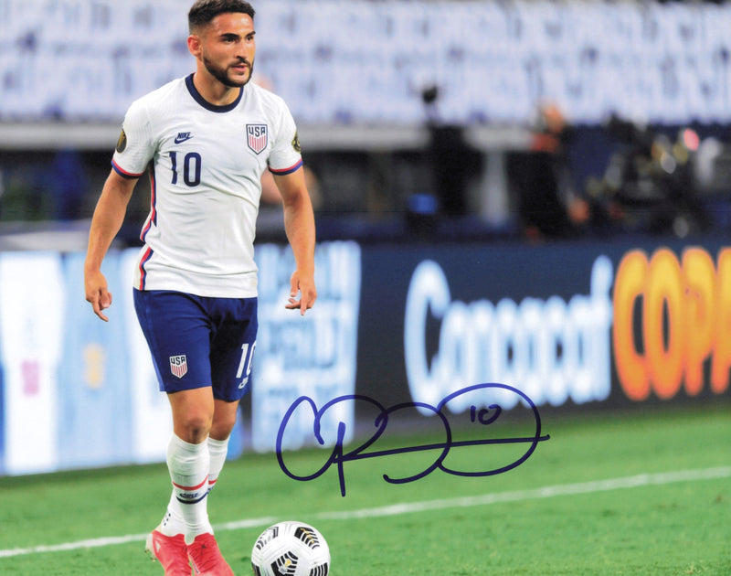 Cristian Roldan Autographed 8x10 Photo Team USA Men's National Soccer Team SKU #244416