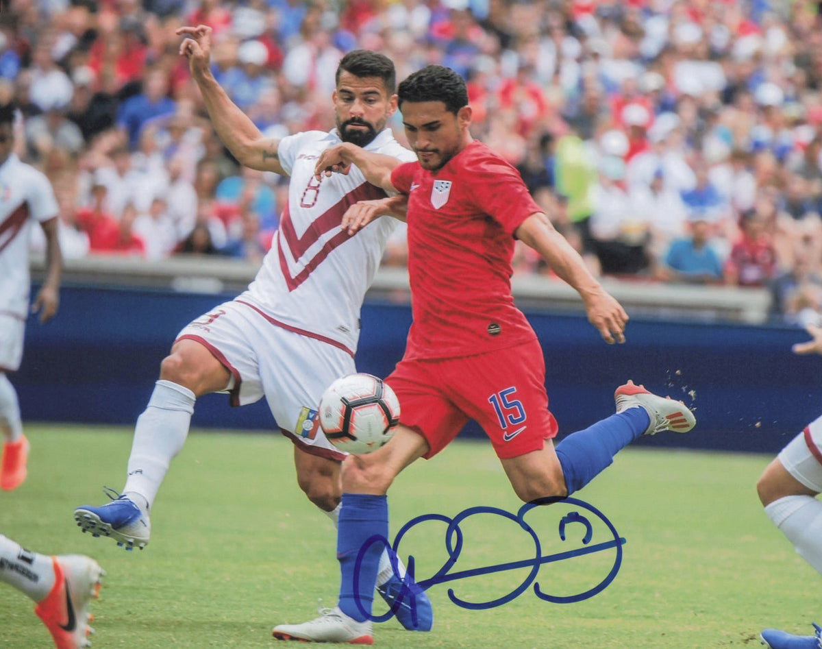 Cristian Roldan Autographed 8x10 Photo Team USA Men's National Soccer Team SKU #244417