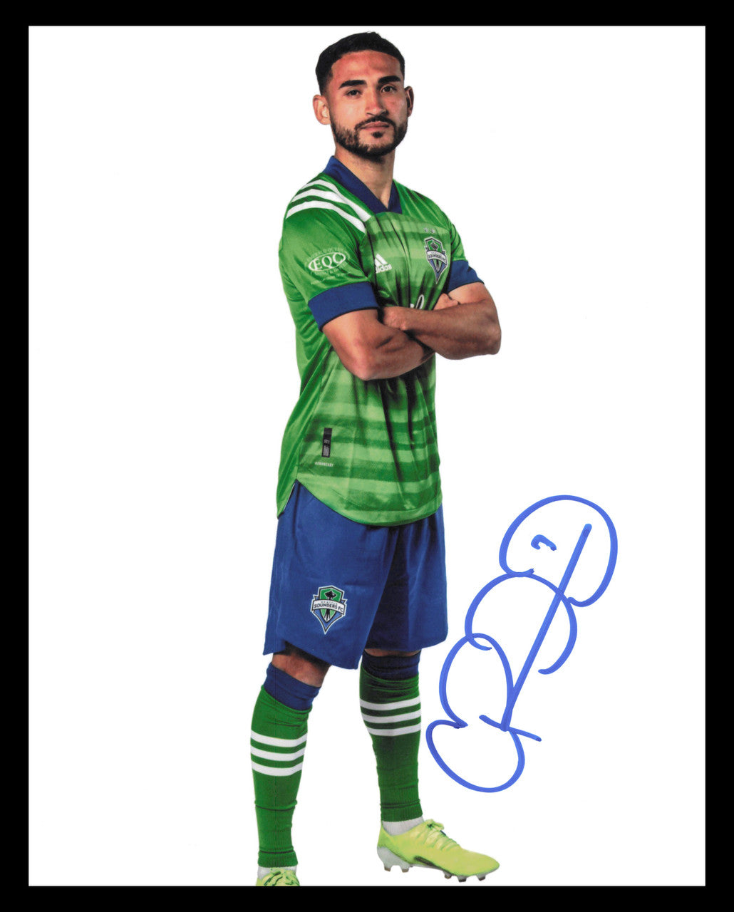 Cristian Roldan Autographed 8x10 Photo Seattle Sounders SKU #244423