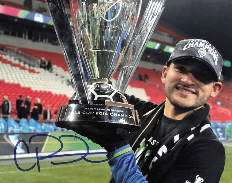 Cristian Roldan Autographed 8x10 Photo Seattle Sounders SKU #244438