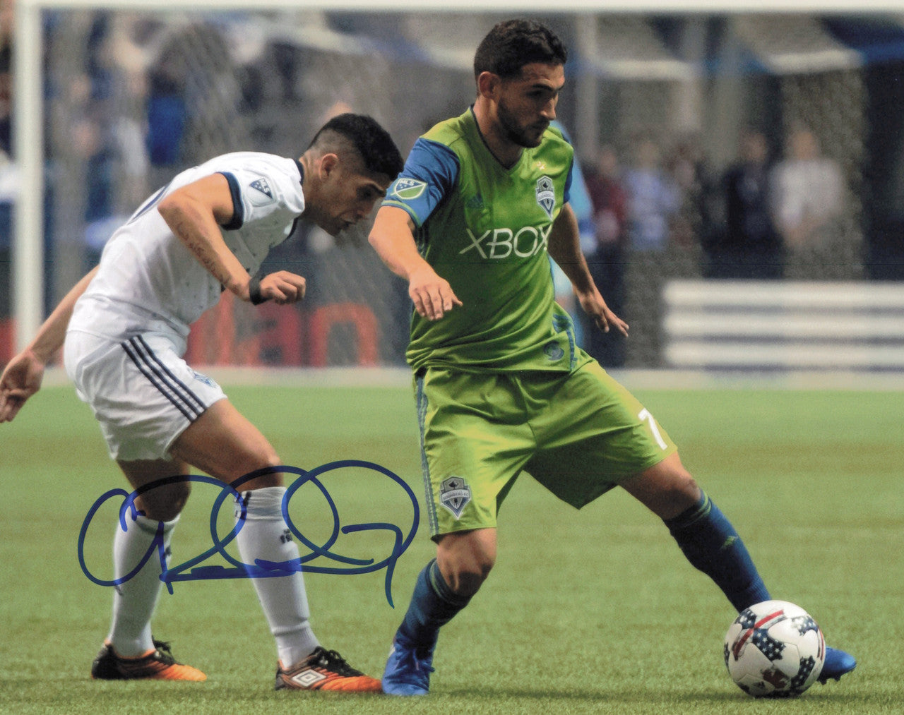 Cristian Roldan Autographed 8x10 Photo Seattle Sounders SKU #244445