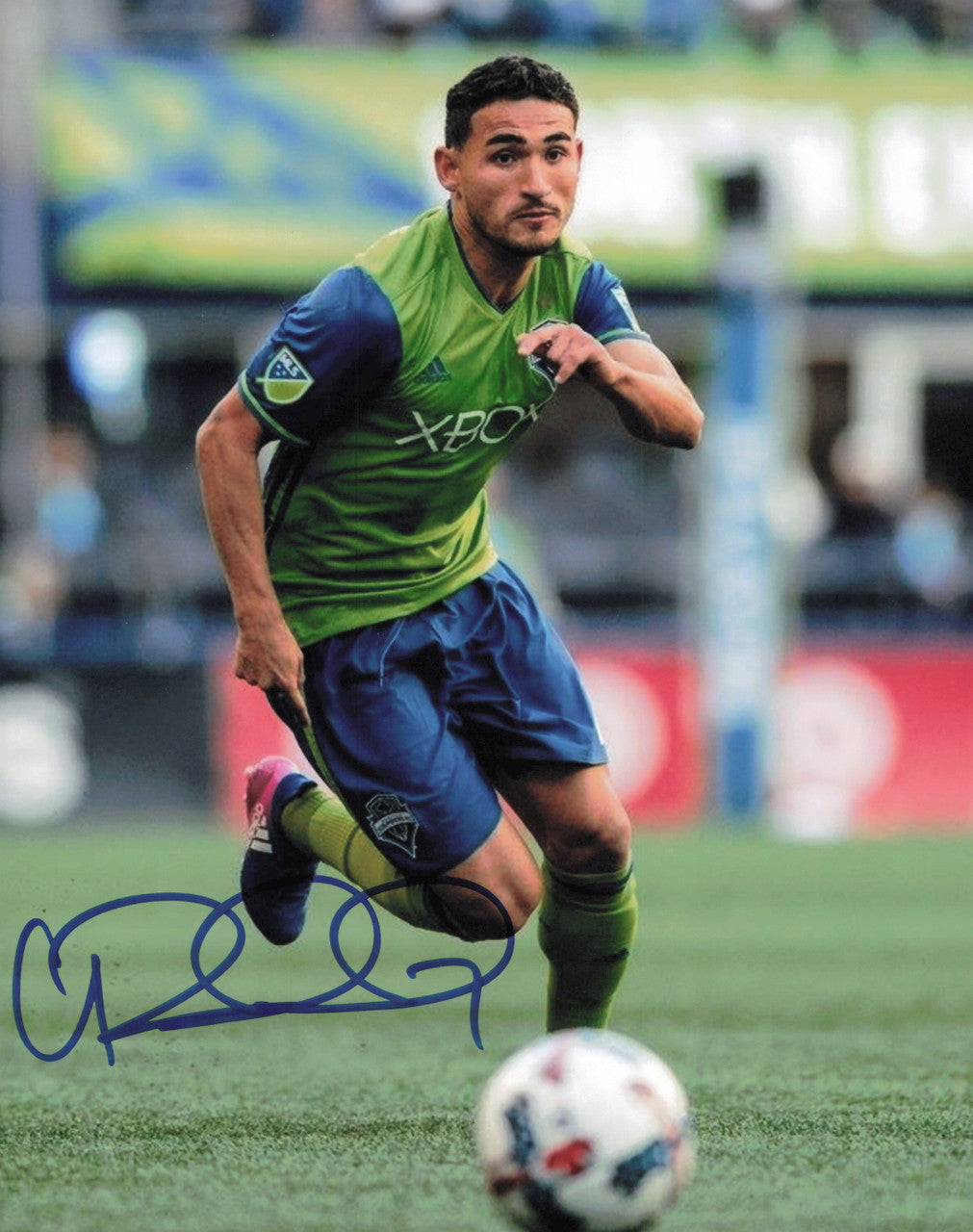 Cristian Roldan Autographed 8x10 Photo Seattle Sounders SKU #244446