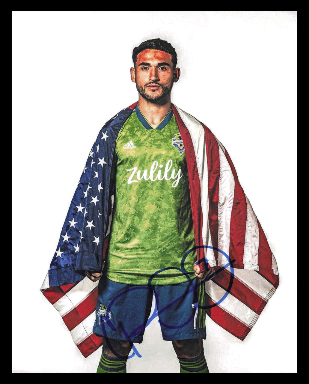 Cristian Roldan Autographed 8x10 Photo Seattle Sounders SKU #244448