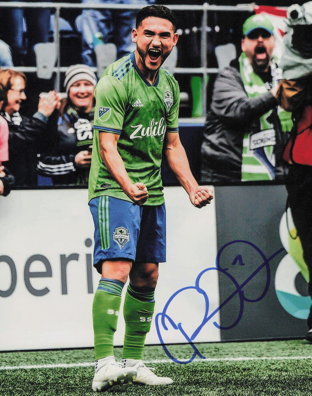 Cristian Roldan Autographed 8x10 Photo Seattle Sounders SKU #244450