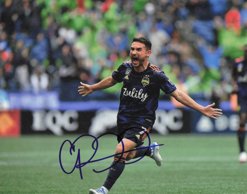 Cristian Roldan Autographed 8x10 Photo Seattle Sounders SKU #244461