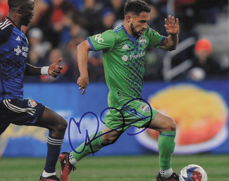 Cristian Roldan Autographed 8x10 Photo Seattle Sounders SKU #244465