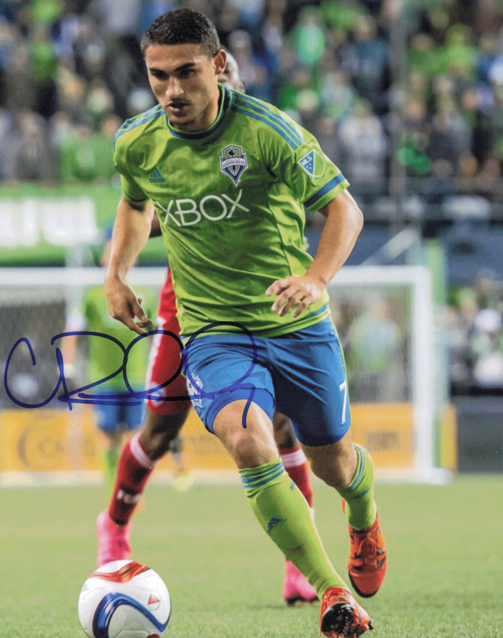 Cristian Roldan Autographed 8x10 Photo Seattle Sounders SKU #244469