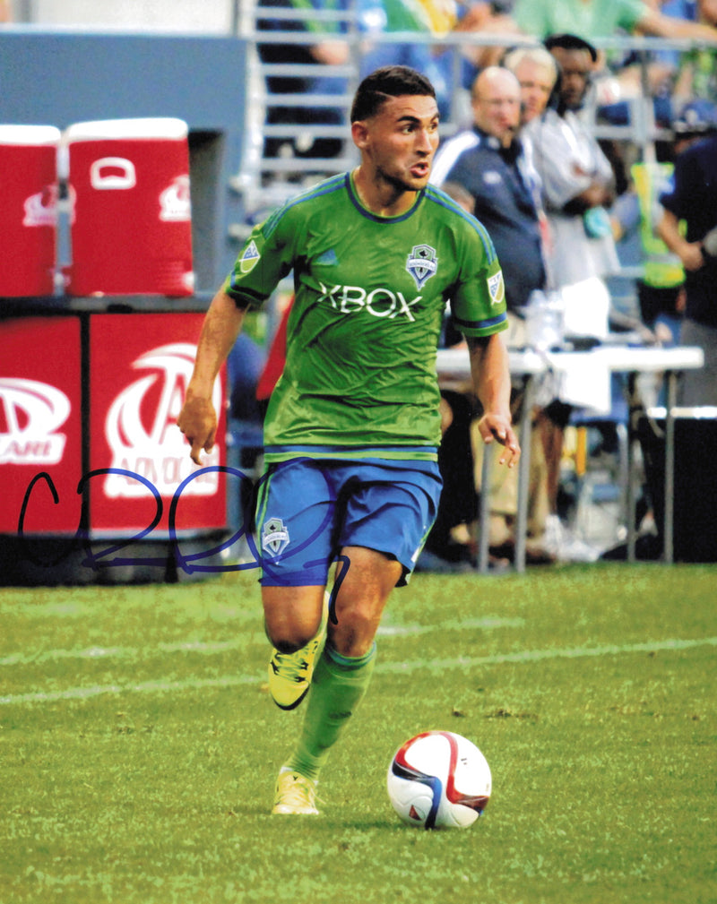 Cristian Roldan Autographed 8x10 Photo Seattle Sounders SKU #244470