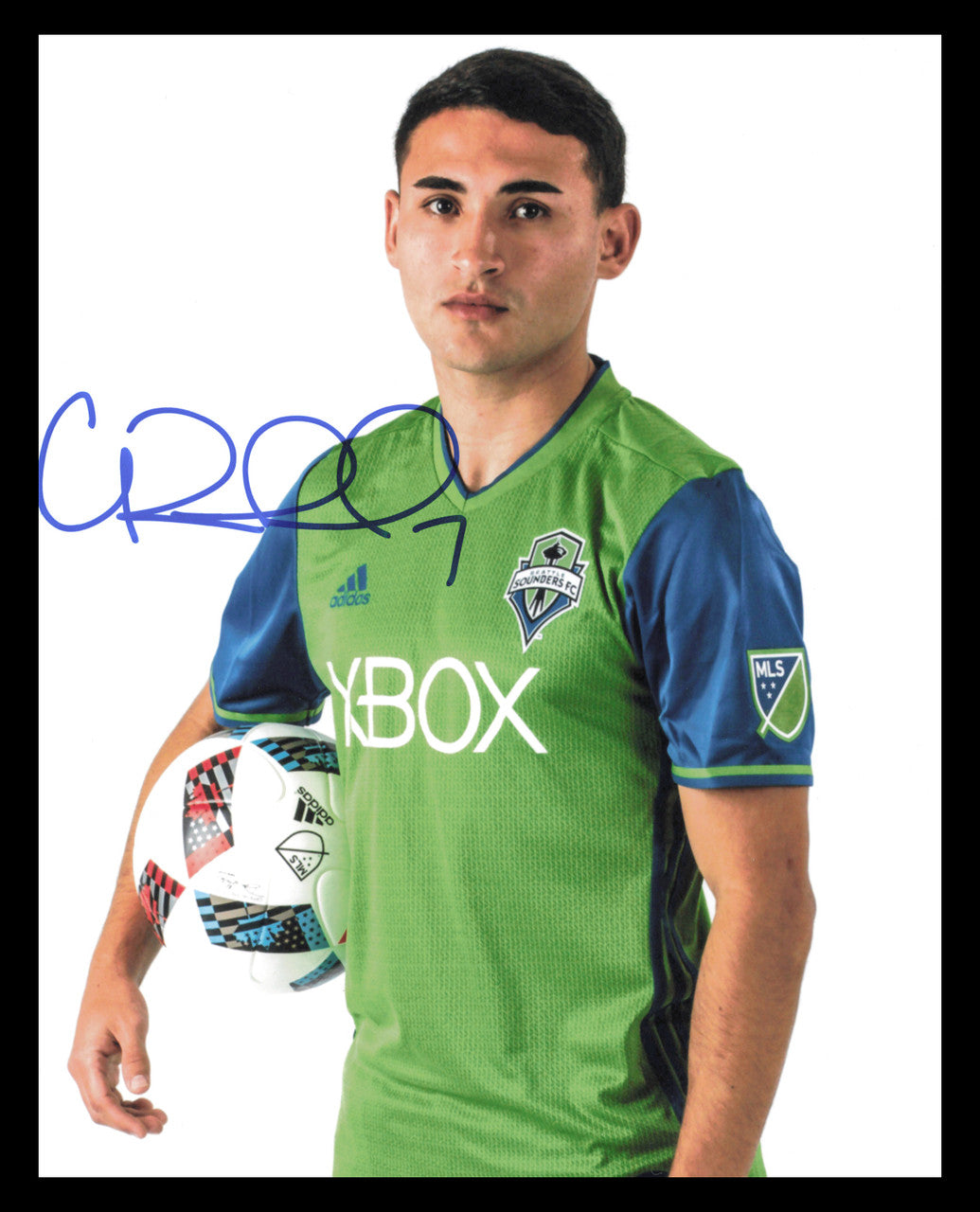 Cristian Roldan Autographed 8x10 Photo Seattle Sounders SKU #244479