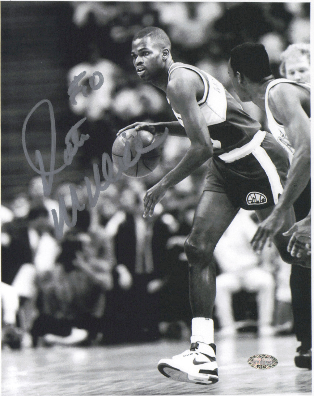 Nate McMillan Autographed 8x10 Photo Seattle Supersonics MCS Holo #87312