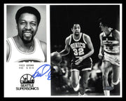Downton Fred "Freddie" Brown Autographed 8x10 Photo Seattle Supersonics MCS Holo #87317