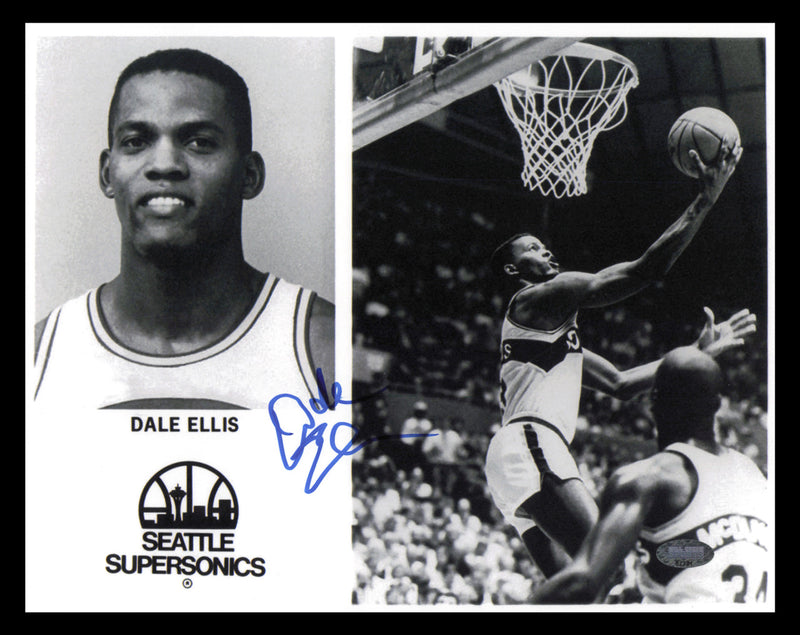 Dale Ellis Autographed 8x10 Photo Seattle Supersonics MCS Holo #87321