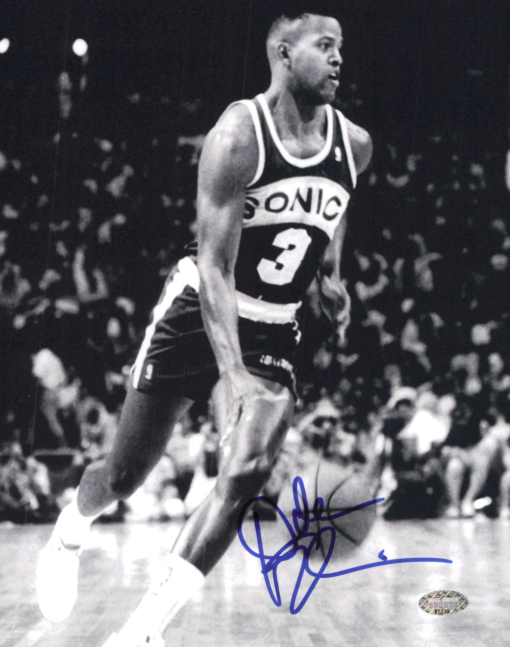 Dale Ellis Autographed 8x10 Photo Seattle Supersonics MCS Holo #87323
