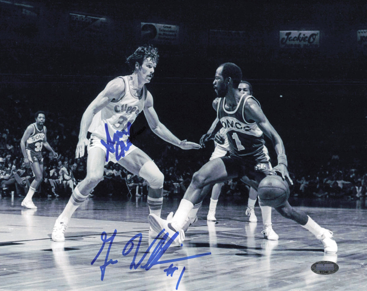 Gus Williams & Swen Nater Autographed 8x10 Photo MCS Holo #87340