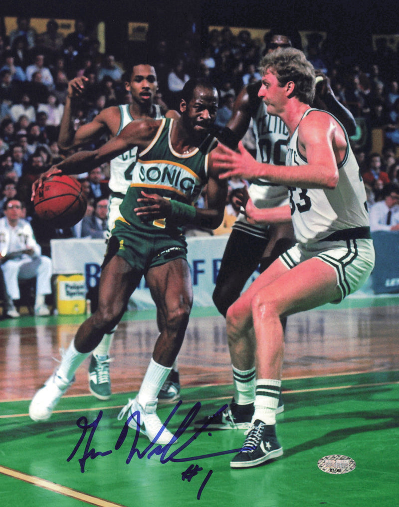Gus Williams Autographed 8x10 Photo Seattle Supersonics MCS Holo #87368