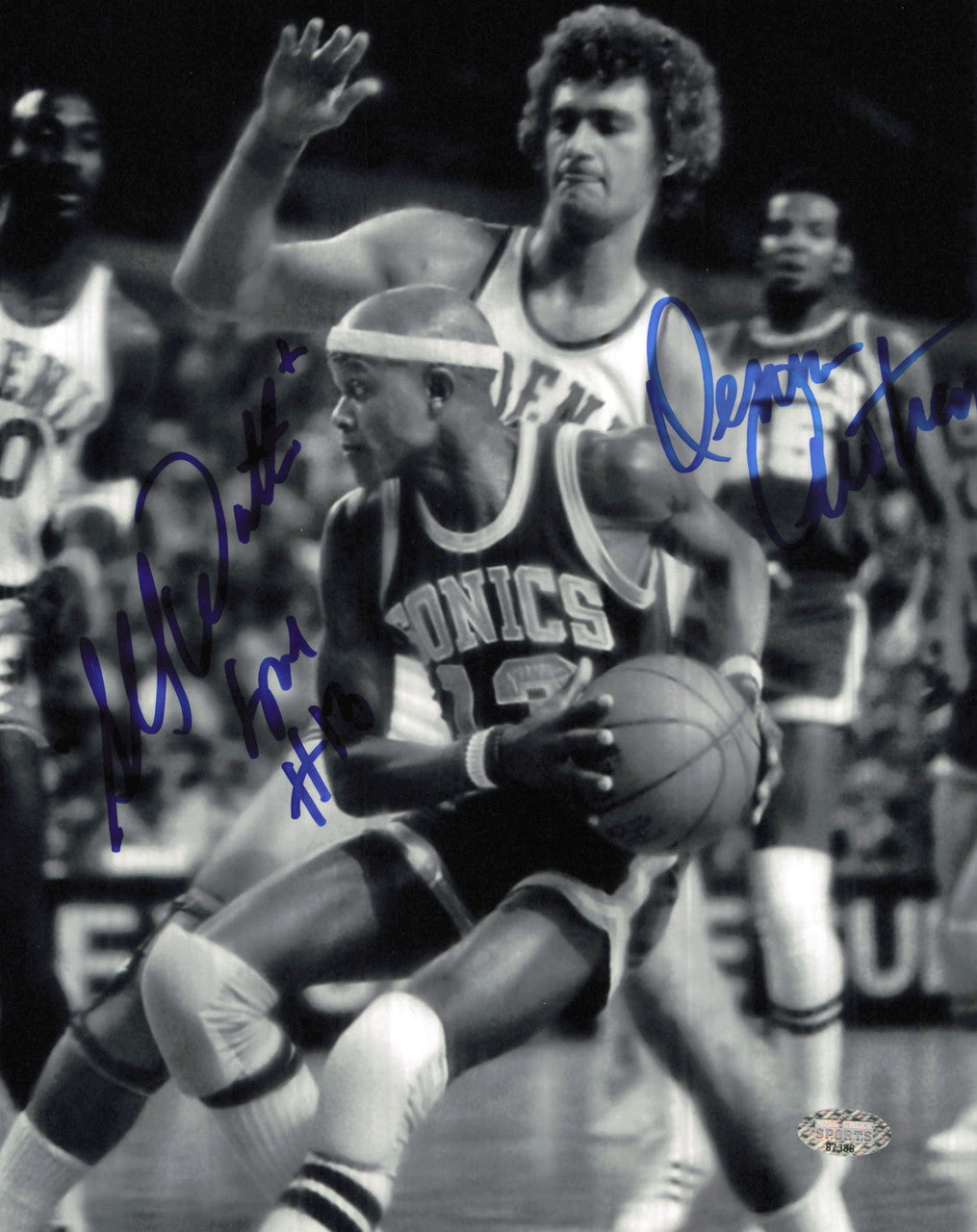 Donald Slick Watts & Dennis Autry Autographed 8x10 Photo MCS Holo #87388